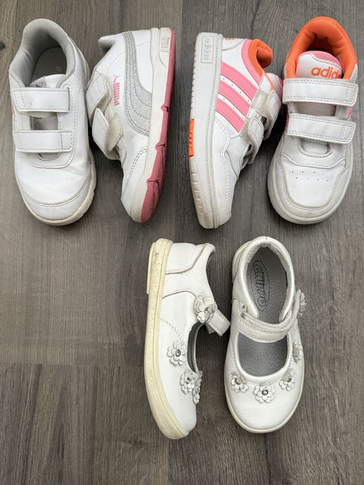 Обувки за момиче Puma, Adidas 27-29 номер