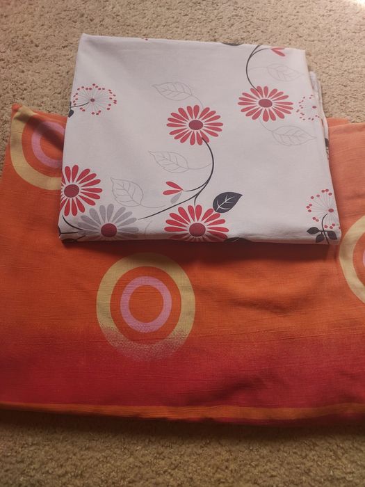 Простынь 120×220. Пододеяльник 130×180.