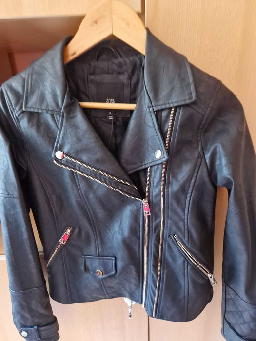 Geacă Biker River Island Nouă cu Etichetă