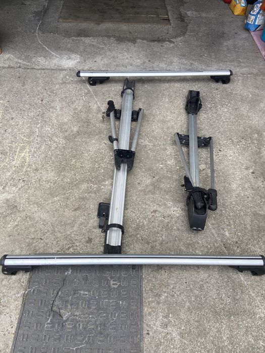 Suporti biciclete 2 bucati si bare transversale