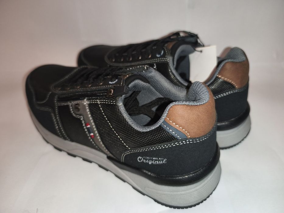 Pantofi Casual Bărbați Arrigo Bello (Mărimea 42) – NOI, cu Fermoar Lateral & Șireturi