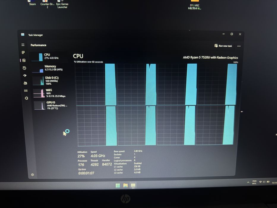 Laptop HP 15-fc0002ni