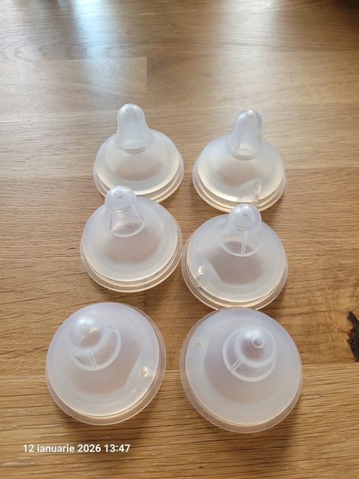 6 tetine biberoane Lansinoh mărimea M
