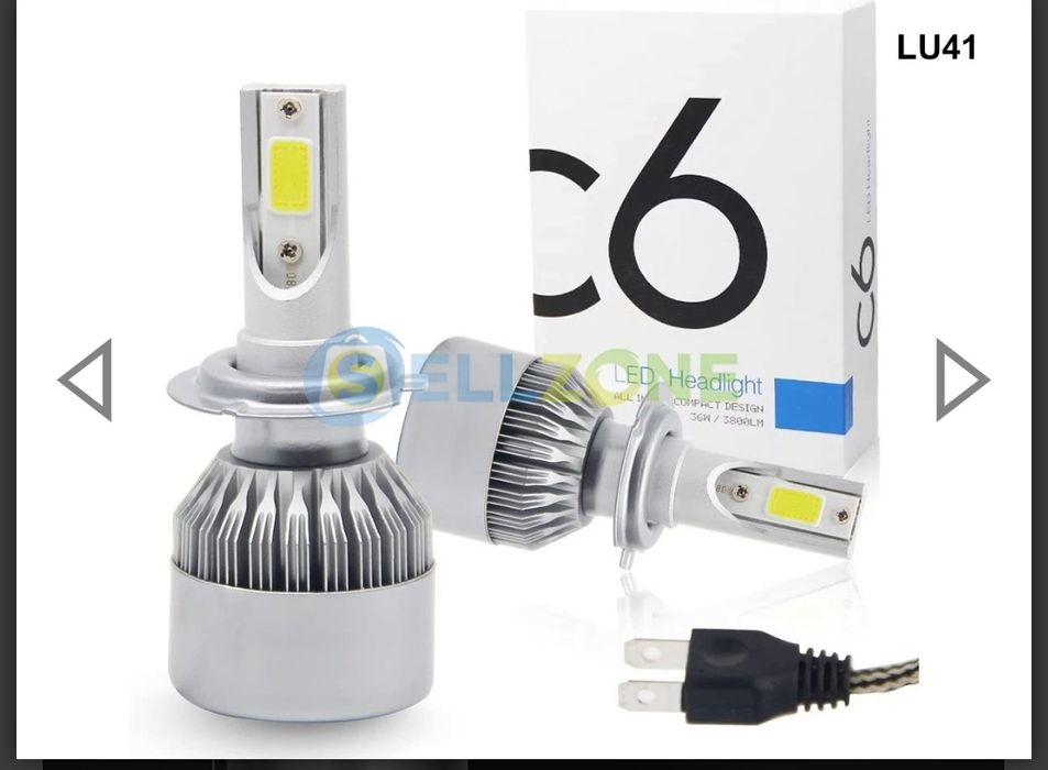 Лед крушки за фарове h7 c6