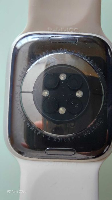 Apple Watch Series 7 41mm Starlight Alu Sp Band GPS