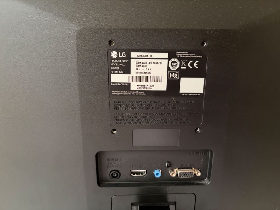 Монитор LG 22MK400H-B