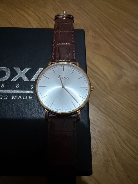Ceas Doxa Barbatesc curea piele Sticla Safir