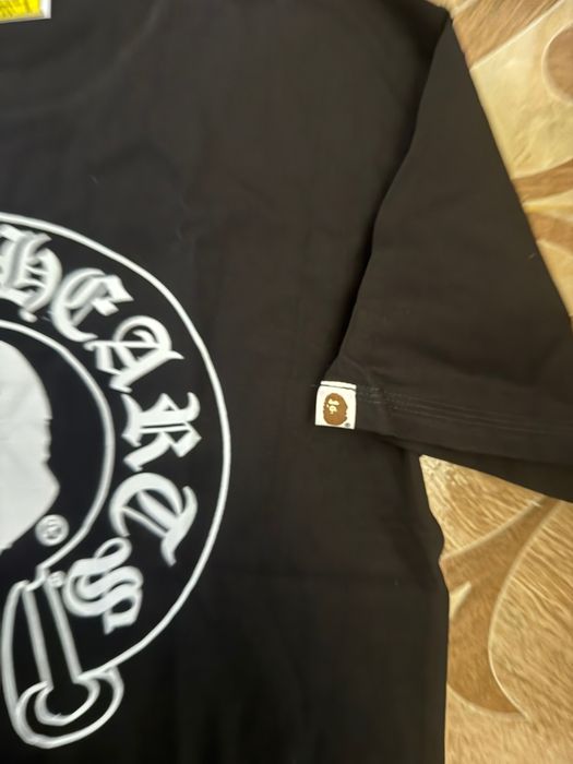 bape chrome hearts тениска