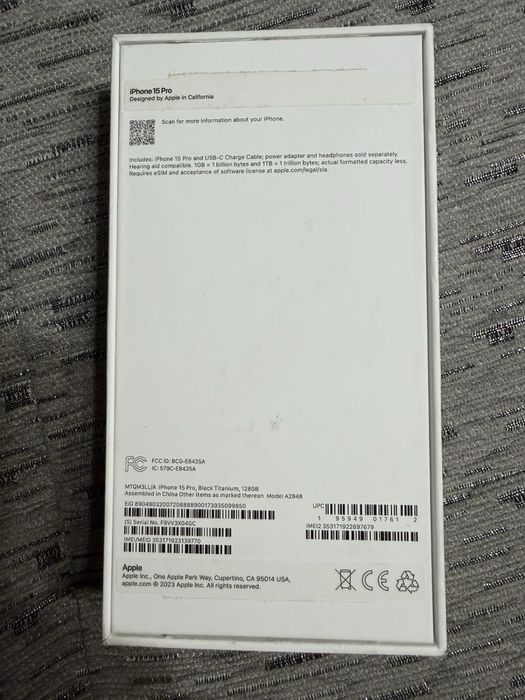 Продавам IPhone 15 pro