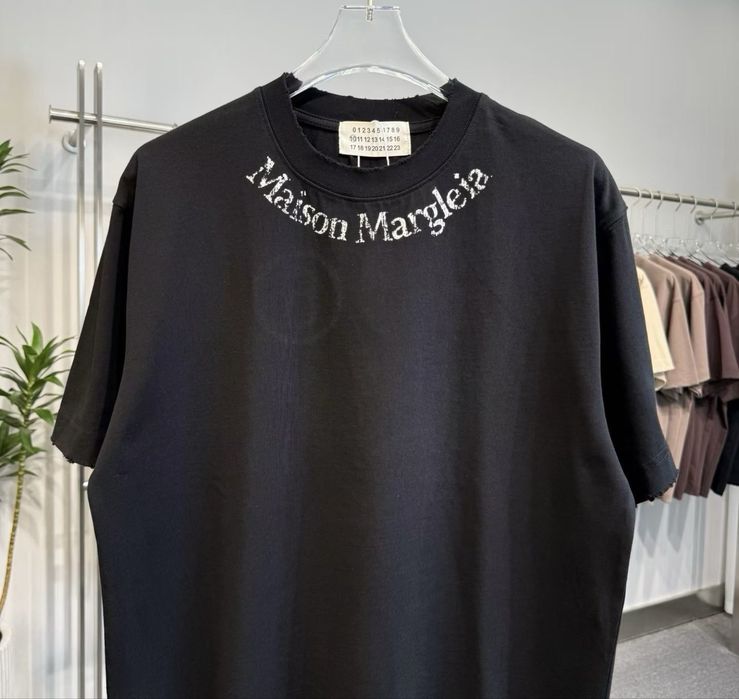 Tricou Maison Margiela Black  T-Shirt MM6 Negru [Verificare Colet]
