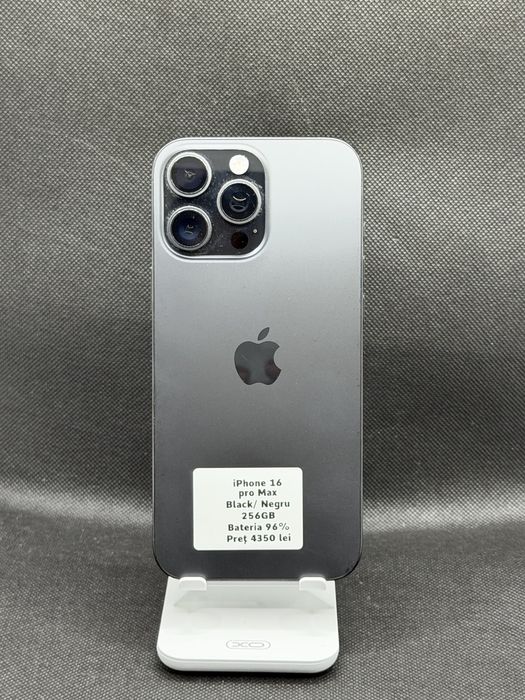 iPhone 16 pro max Pret 4350 lei