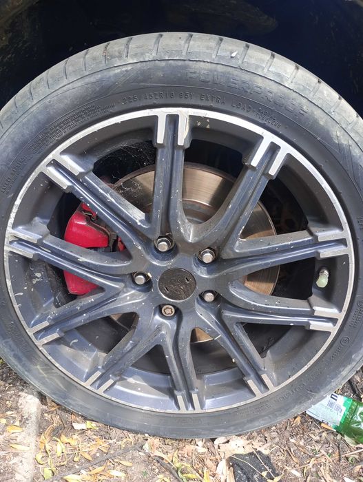Оригинални лети джанти 18" Nissan (Nismo) с лятни гуми Nokian 225/45/18