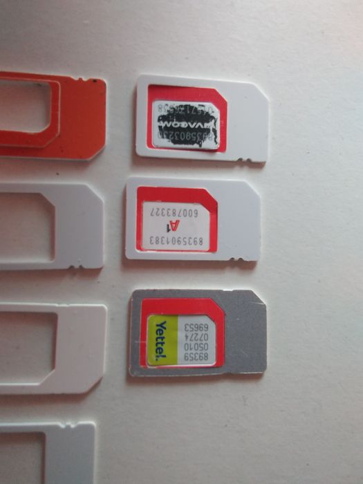 Адаптери преходник за всички размери  сим карти-голям -среден-малък