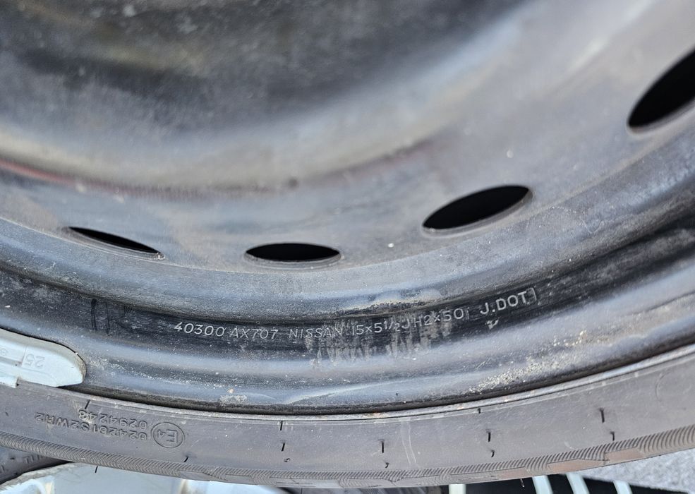 Jante 15''4x100 NissanMicra/Note,RenaultClio,Dacia+Cauciucuri175-60-15