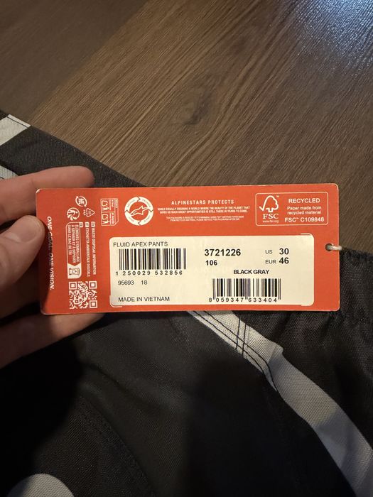 Чисто нов мотокрос панталон Alpinestars Fluid Apex