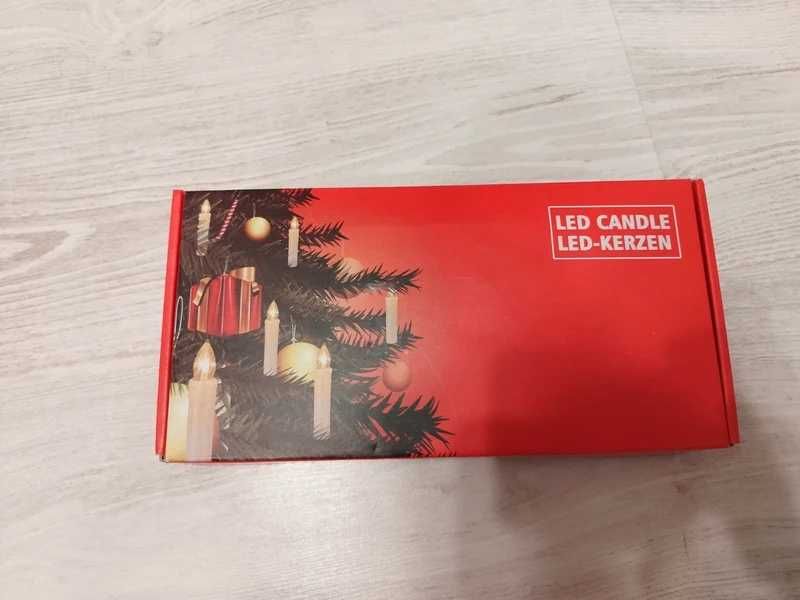 Lumânări LED Cu Telecomandă, Set 30 Bucăți, Baterii AAA Incluse