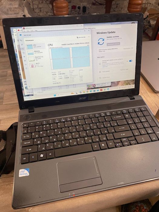 Продам ноутбук Acer 5749Z в комплектации 8Gb, i5-2430, 256Gb, Win11Pro