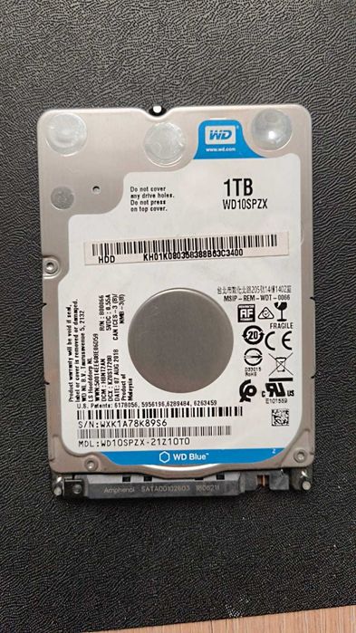 HDD 1 Tеррабайт в новом состоянии и не использовался