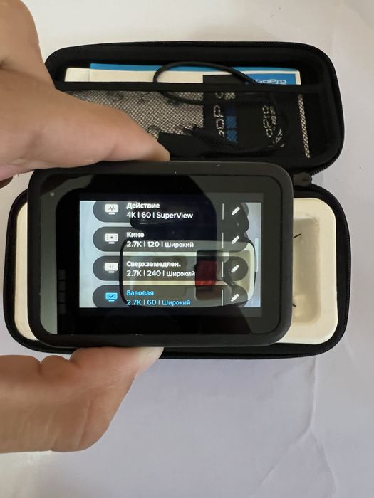 GoPro Hero 10 Black в полном комплекте с кейсом