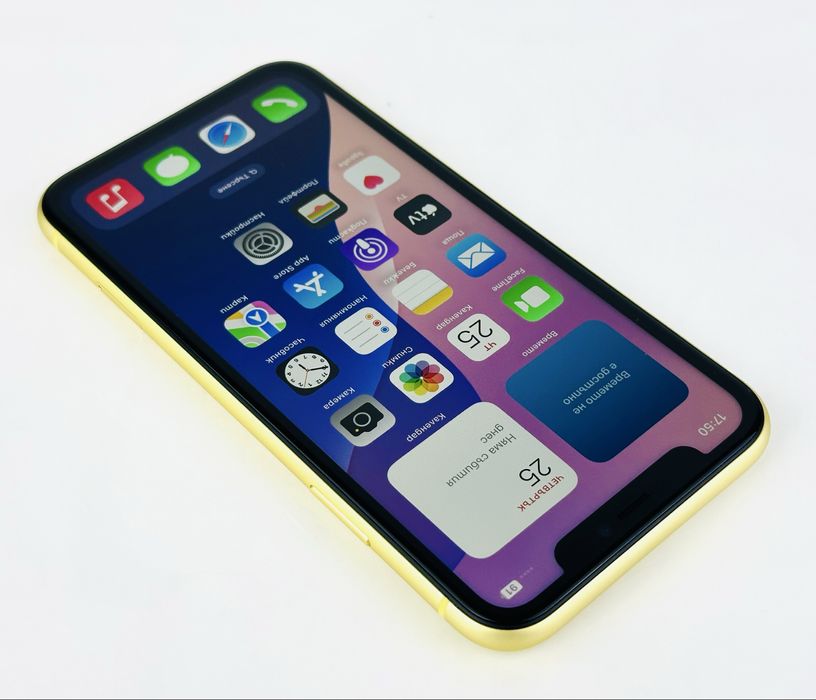 Apple iPhone 11 256GB Yellow 100% Батерия! Гаранция!