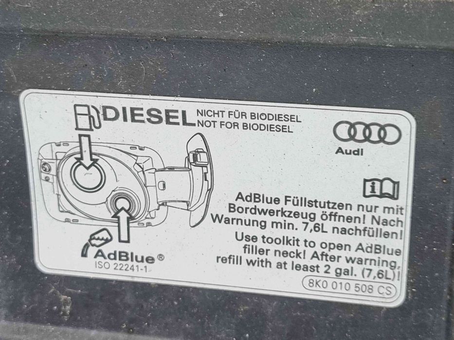 Capac rezervor Audi A4 (8K2, B8.5) Facelift [Fabr 2008-2015] LY9C