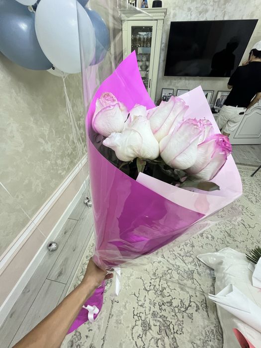 букет цветы свежые