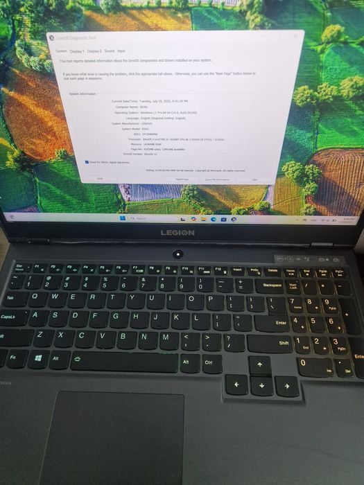 Laptop Lenovo legion