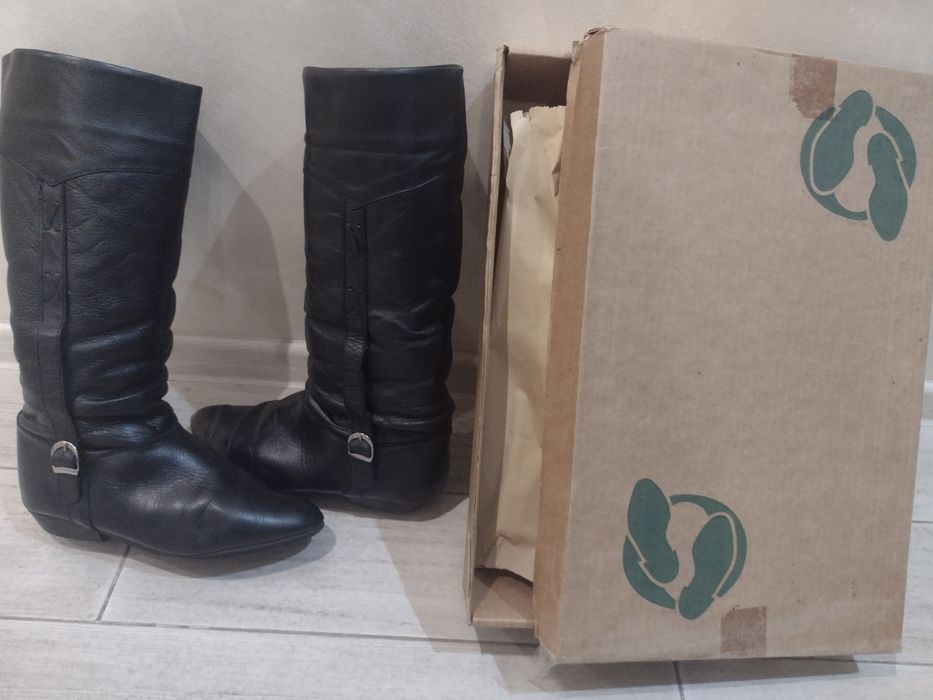 Ботуши естествена кожа ,39номер