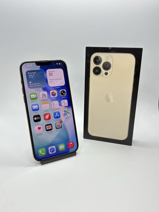 iPhone 13 PRO Max - 128Gb GOLD - Baterie 100% + Garantie