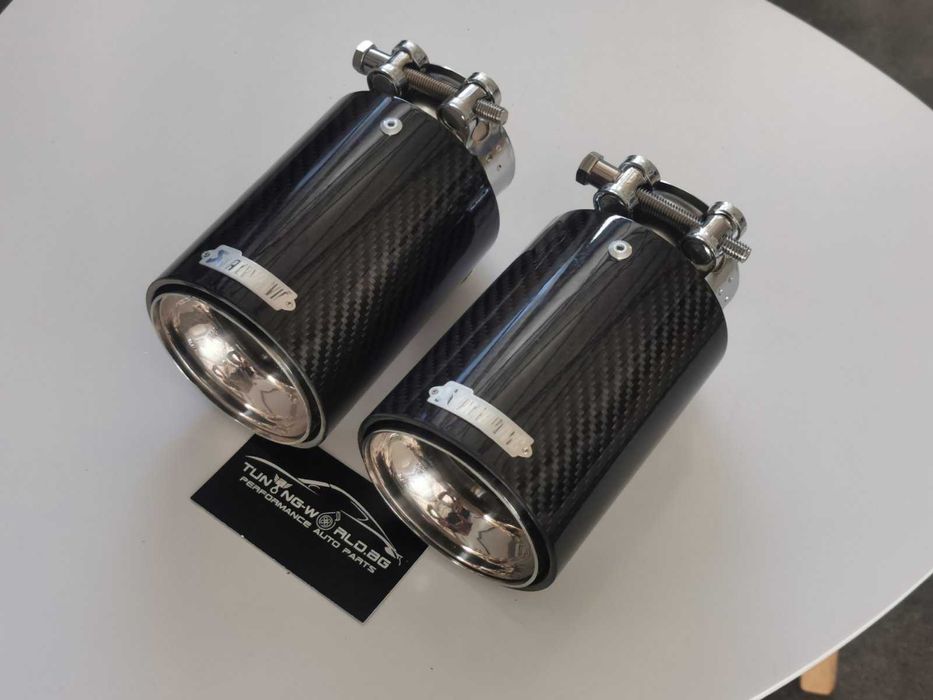 Спортни Карбонови накрайници за ауспух генерация гърне Akrapovic