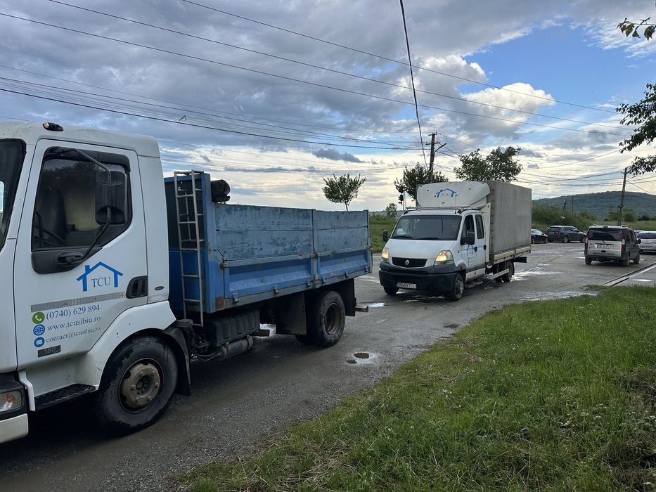 Transport marfa, mobila, agregate, diverse marfuri etc.