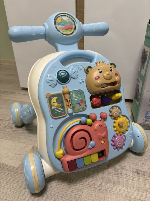 Уокър 3в1 за бутане и интерактивна масичка