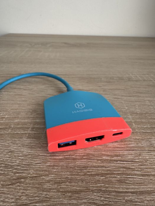 Stație de andocare Hagibis (Nintendo Switch) USB C la HDMI 4K, USB 3.0