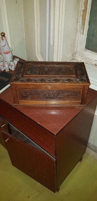 Уникальный Антикварный Ларец до 1917 года с видом Архитектуры Самаркан