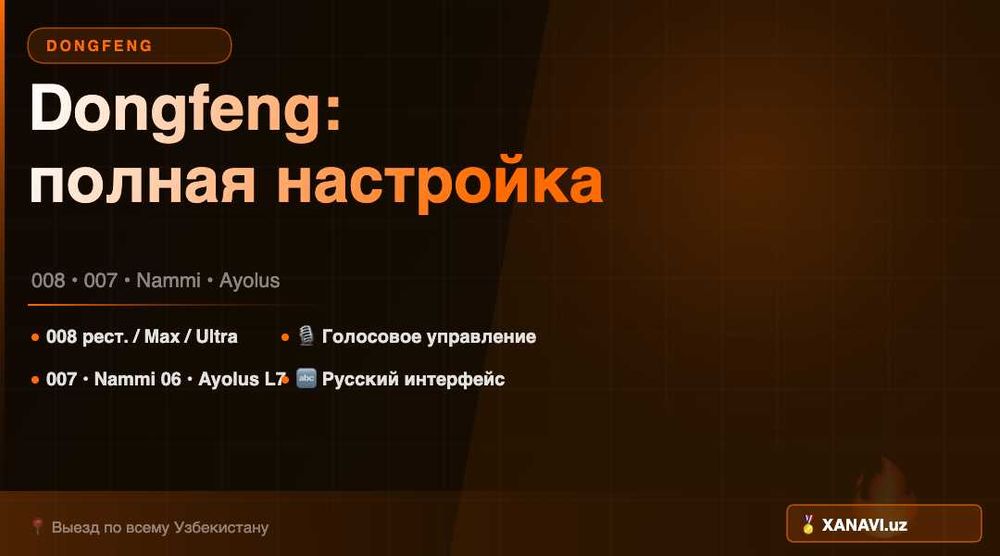 Ваш китайский автомобиль заговорит по-русски !