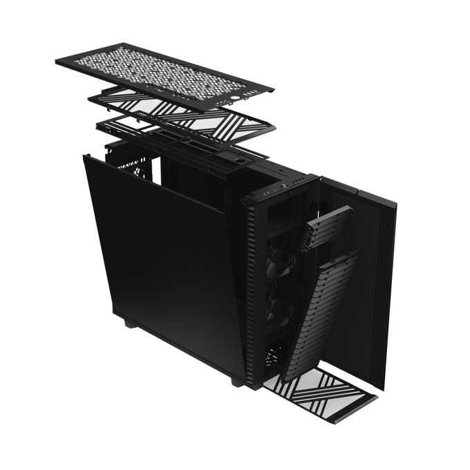 Кутия Fractal Design Define 7 XL Black Light TG, E-ATX/ATX/mATX/mITX
