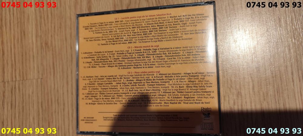 muzica cantece Vraja muzicii de orga 3CD originale
