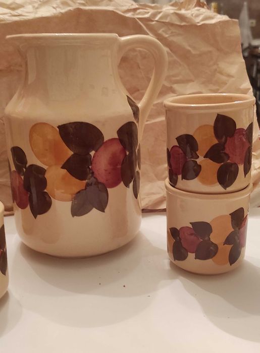 Сервиз за вино, керамичен