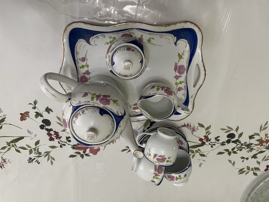 Чайный сервиз синий