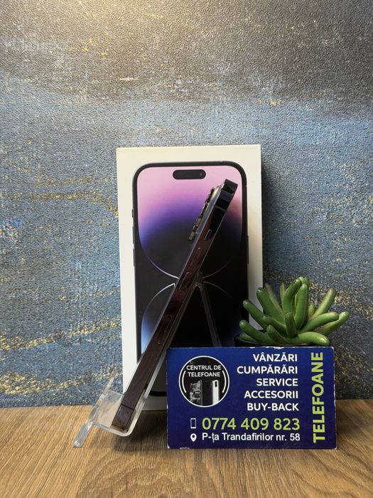 Iphone 14 pro/128gb/2 Ani Garantie Centrul de Telefoane/rate