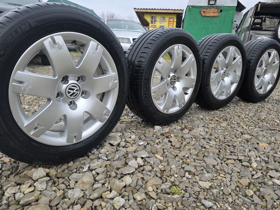 4бр. Алуминиеви джанти+Гуми 16" 5х112 - Audi, VW, Skoda, Seat