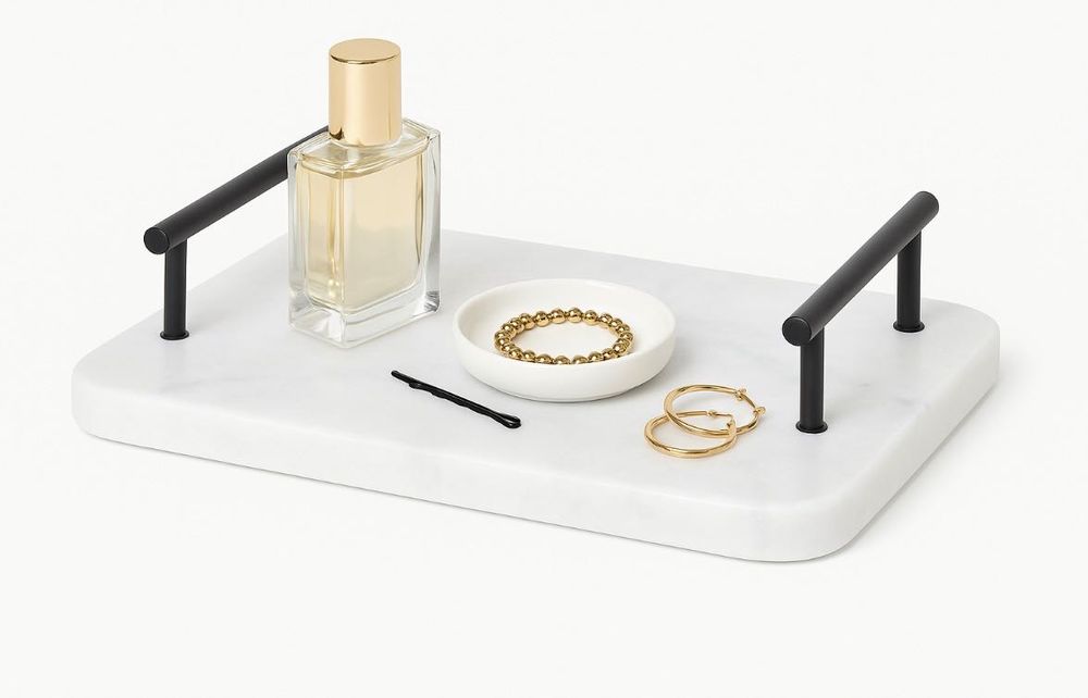 Декоративен поднос от мрамор