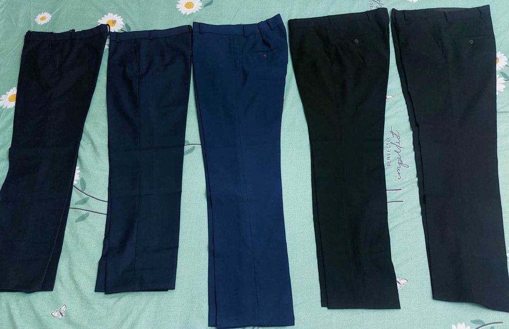 Продам  черный  и синий брюки подростковые