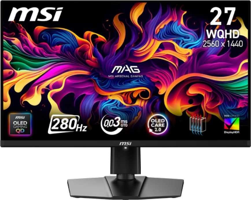 Монитор MSI 26.5" Mag 271QP QD-OLED X28 280hz