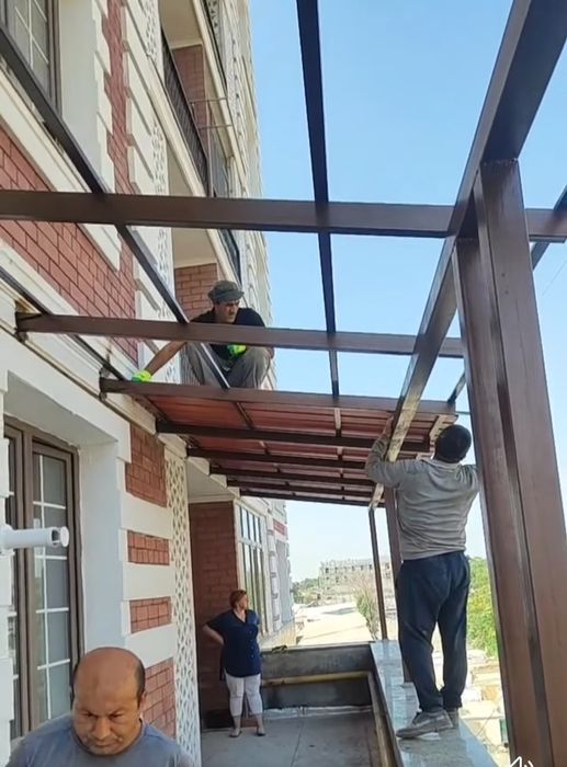 НАВЕС,КРЫША ДЕЛАЕМ.Сварка, Ремонт Кровли