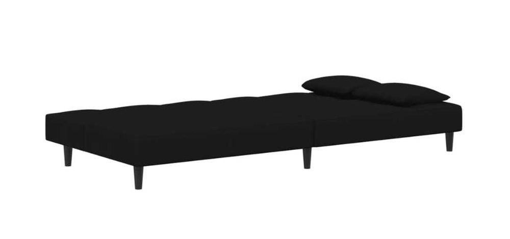 Canapea Neagra 2 locuri