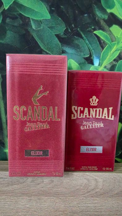 Set Jean Paul gaultier Scandal dama+barbat, elixir, 100ml, 80 ml, nou, sigilat