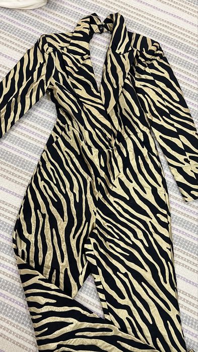 Вечерний жакардовый комбинезон Asos