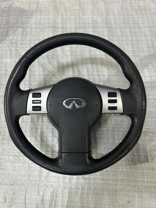 Руль Infiniti FX35 S50 кожа, круиз, аэрбэг оригинал из Японии
