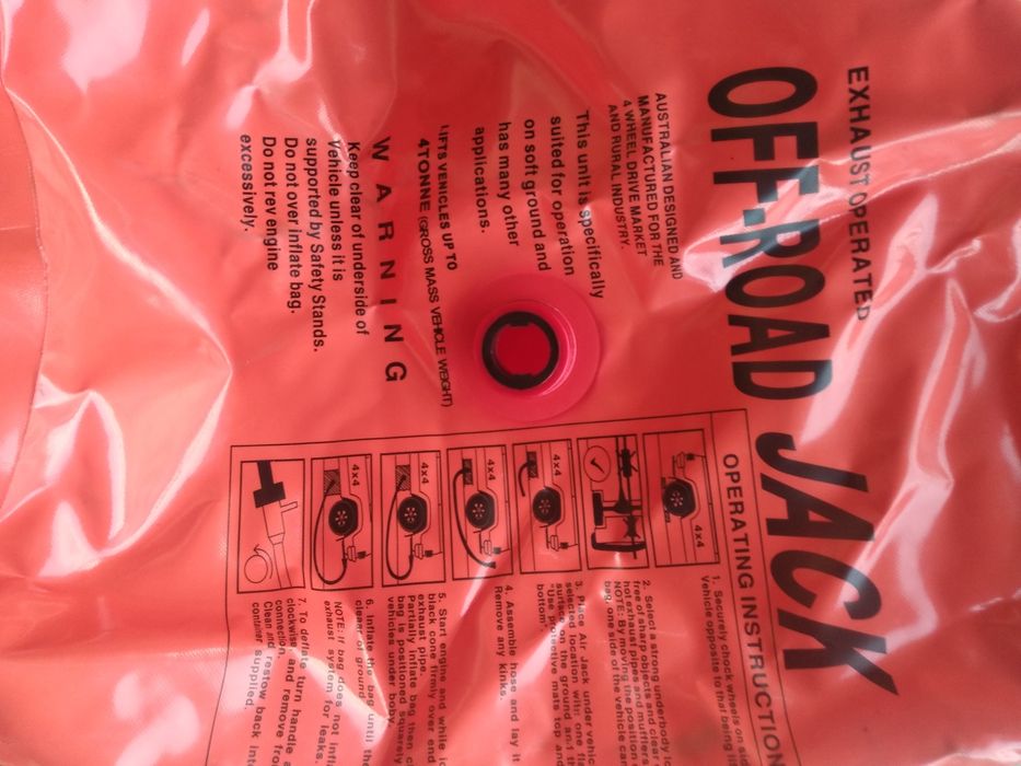 Надувной донкрат грузоподьем в 4тонн